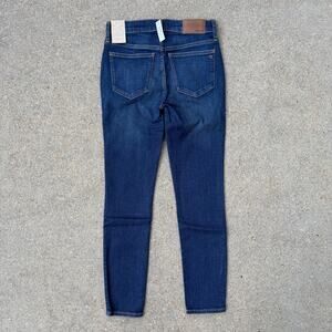 Madewell 8" Skinny Blue Jeans With Magic Pockets Size 24P Petite Style MB353 NEW
